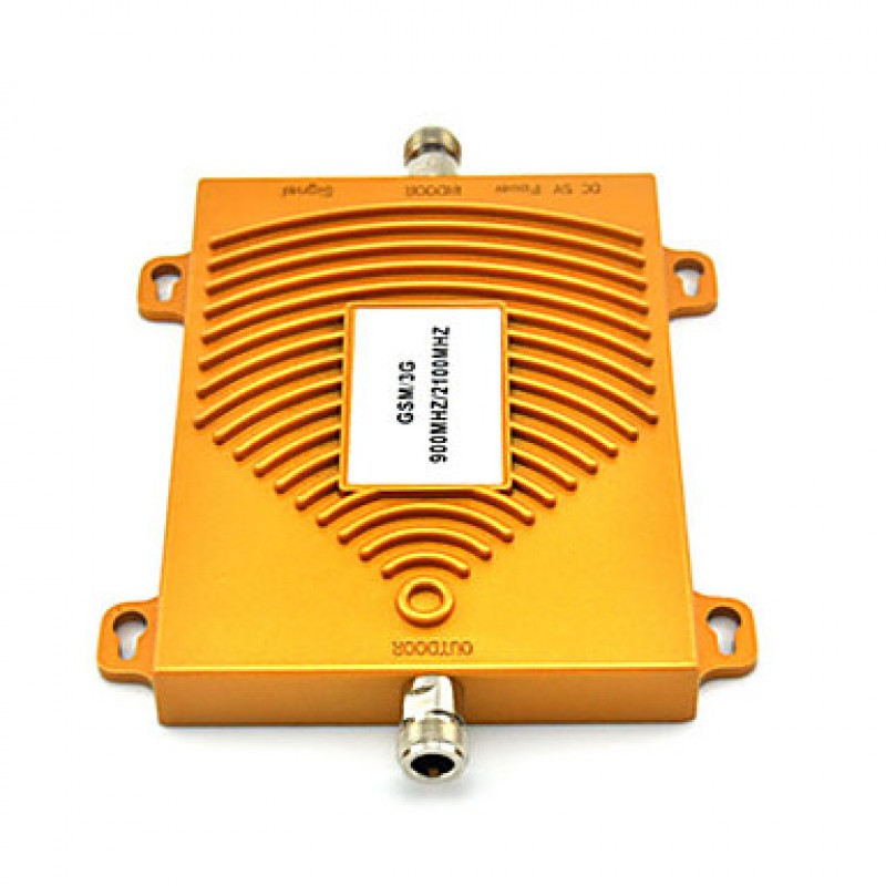 GSM 900Mhz + 3G W-CDMA 2100MHz Dual Band Mini Signal Booster , 2G 3G GSM Mobile Phone Signal Booster With Antenna