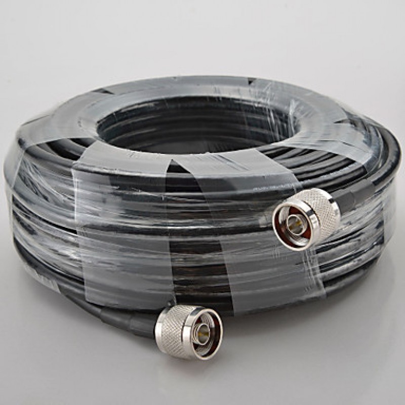 20M Cable 50ohms N Male to N Male 5D High Quality Coaxial Cable for Cell Phone Signal Repeater Booster and Antennas