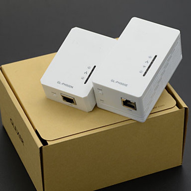 Powerline Networking 500M PowerLine Extender And PowerLine Adapater(GL-PH500NGL-PH500E)