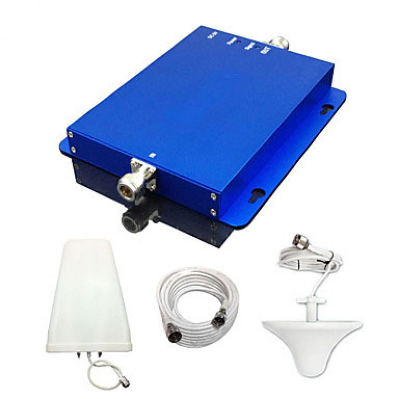 2G 3G Cell Phone Booster GSM 850MHz 1900MHz Dual Band Signal Booster CDMA PCS UMTS Amplifier Full Kits