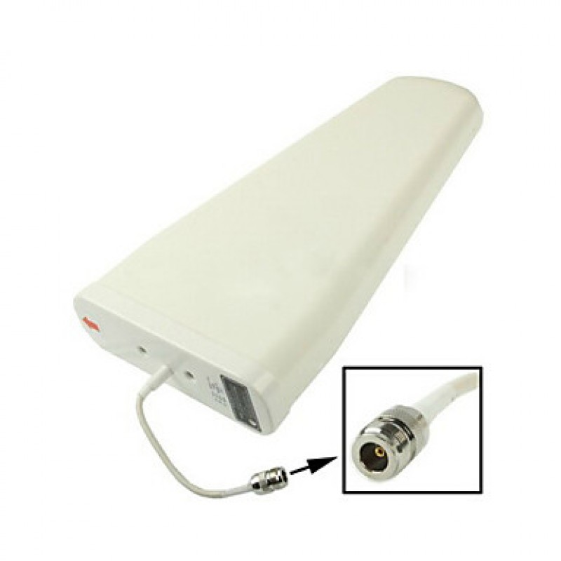 Mini CDMA 850MHz PCS 1900MHz Mobile Phone Signal Booster Dual Band Signal Repeater with Ceiling / Log Periodic Antenna