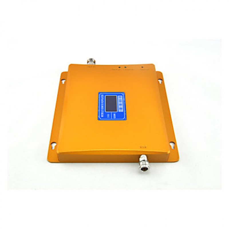 GSM 900mhz 3G W-CDMA 2100mhz Signal Booster Mobile Phone Signal Repeater LCD Display / Dual Band