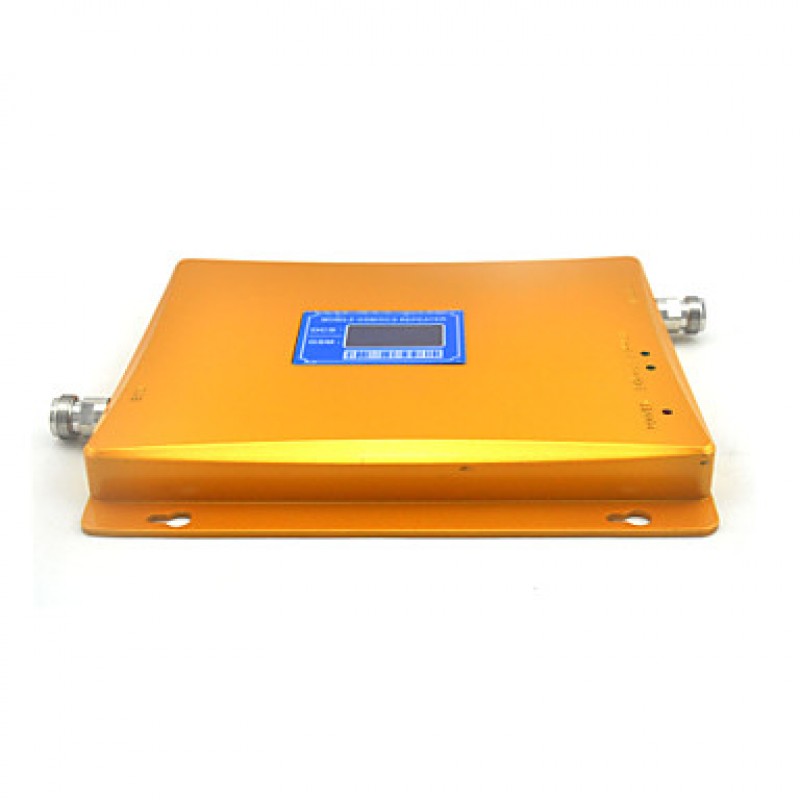 2G GSM 900mhz DCS 1800mhz 4G LTE Signal Booster Mobile Phone Signal Repeater with Log Periodic Antenna / Panel Antenna