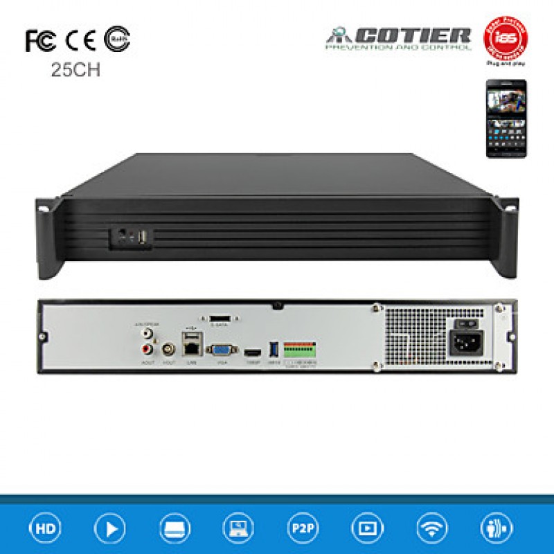 1.5U 4HDD Port /960P/HD/ P2P Cloud/NVR N25/1.5U-4  