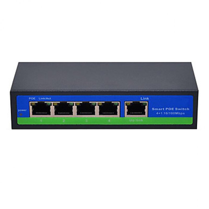 Standard 4-Way Intelligent Network Poe Switch Power Supply Network Camera Available