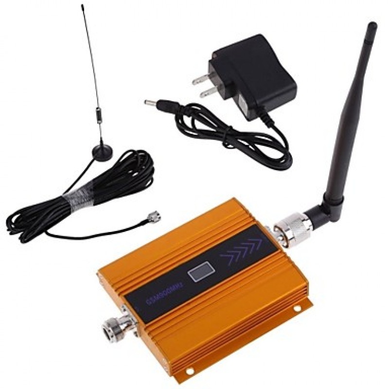 LCD GSM 900Mhz Mobile Phone Signal Booster Amplifier + Antenna Kit