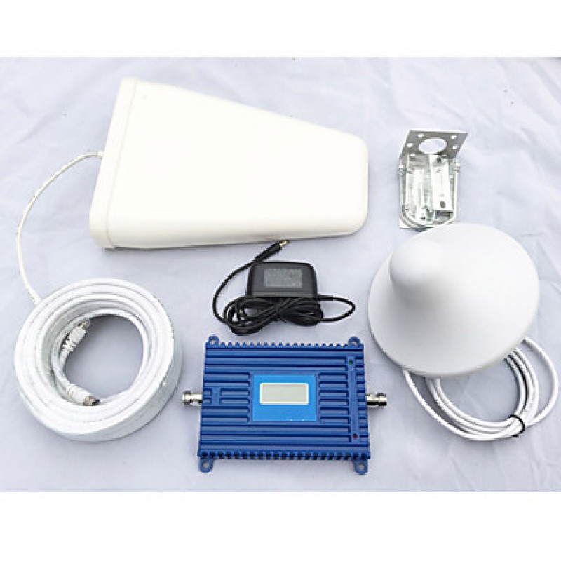 70dbi Gain Signal Repeater AWS 1700Mhz 2100Mhz Cell Phone Signal Booster LCD Screen Mobile Signal Amplifier Full Kits