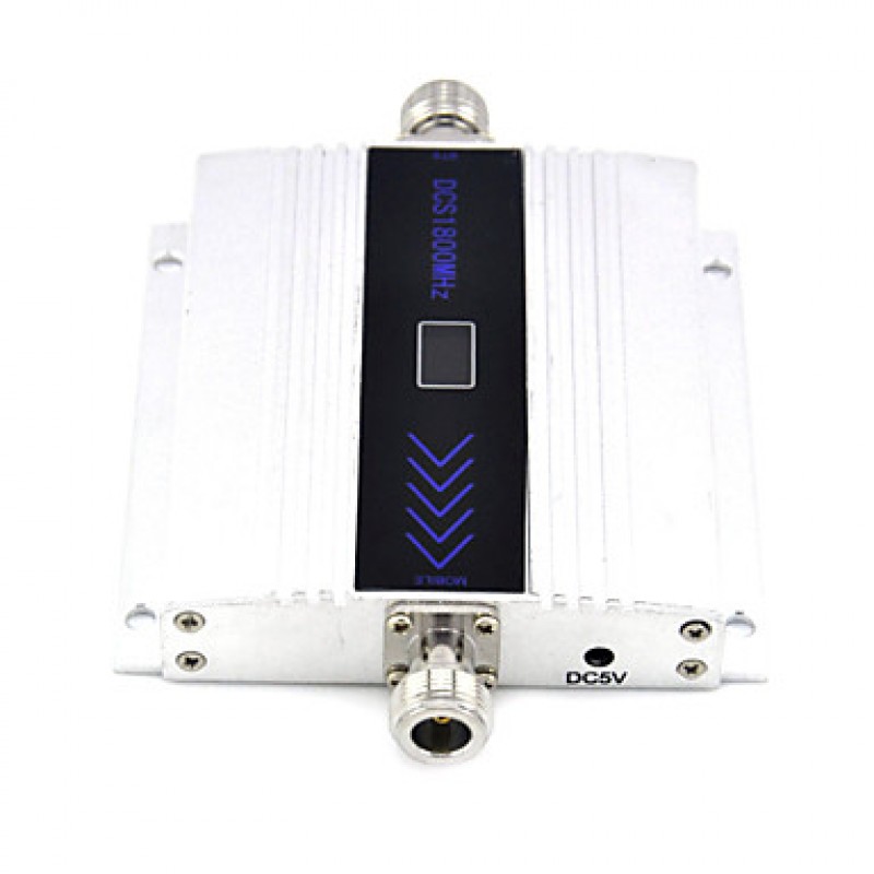 Mini DCS 1800mhz Mobile Phone Signal Booster 4G LTE 1800mhz Signal Repeater with Yagi Antenna Full Set / LCD Display