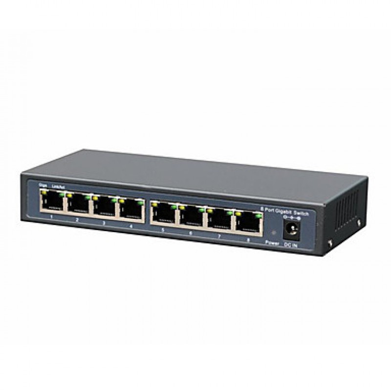 Eight Eight Gigabit Switch Hulled Strong 1000M Gigabit Network Monitoring Pure Lightning Switch Sw1008