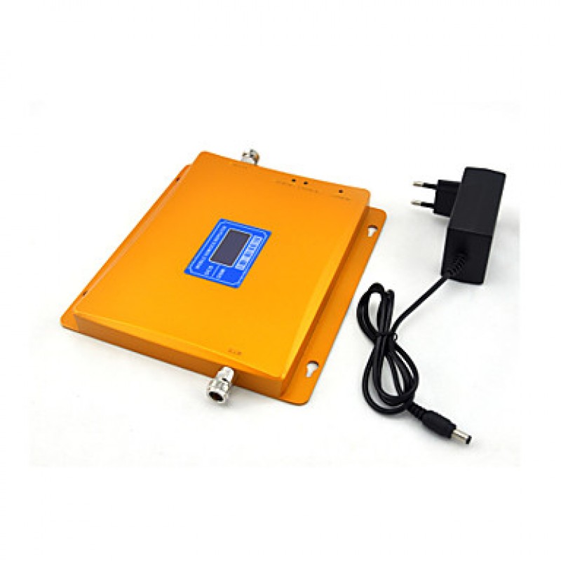 2G GSM 900mhz DCS 1800mhz 4G LTE Signal Booster Mobile Phone Signal Repeater with Log Periodic Antenna / Panel Antenna